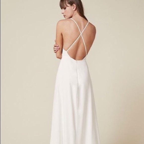 Reformation Dima wedding gown, size 4 - Picture 2 of 10